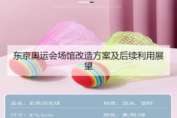 东京奥运会场馆改造方案及后续利用展望