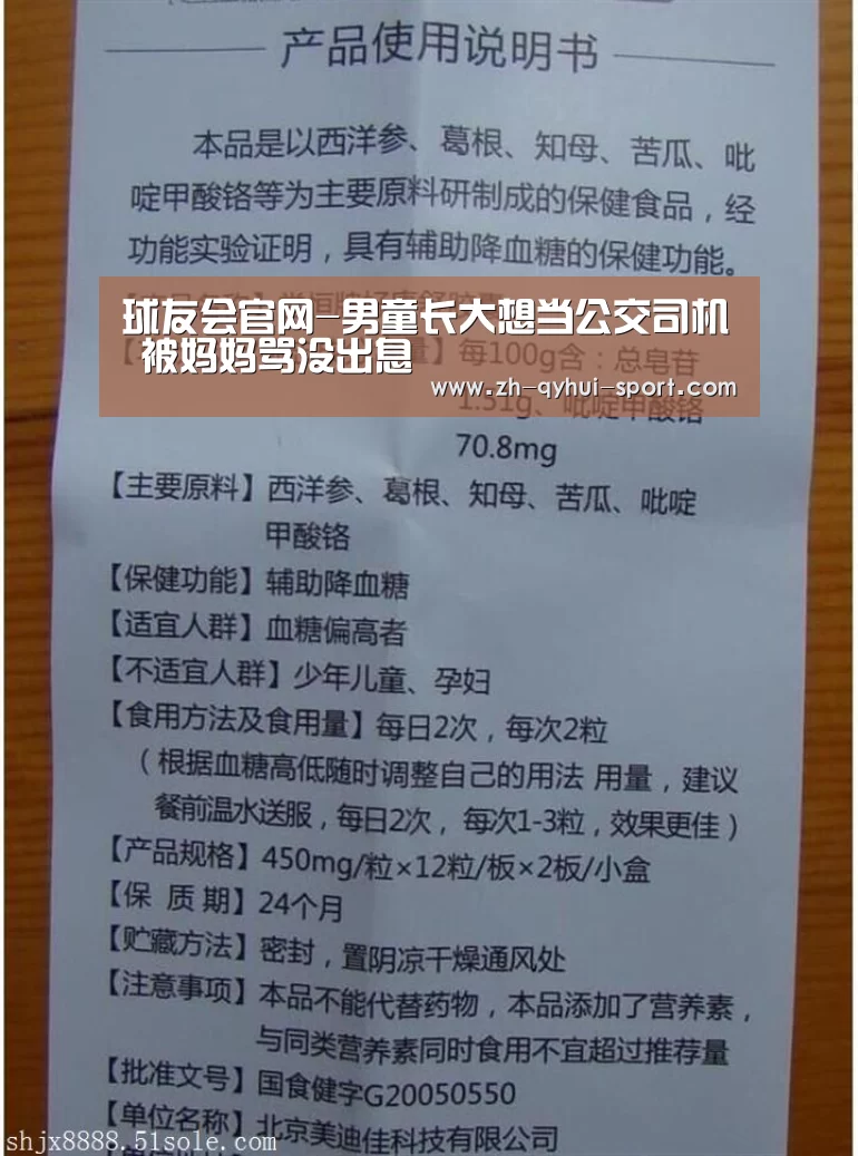 球友会官网-男童长大想当公交司机 被妈妈骂没出息(图3) 球友会